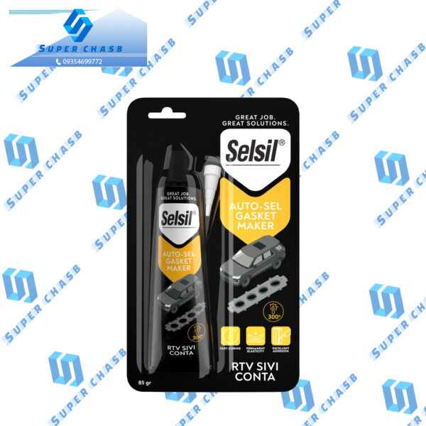 چسب-سیلیکون-واشر-ساز-اتوسل-سلسیل-Selsil-Auto-sel-gasket-maker-85gr چسب-سیلیکون-واشر-ساز-اتوسل-سلسیل-Selsil-Auto-sel-gasket-maker-85gr