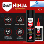 چسب-نینجا-فوری-123-سلسیل-Selsil-NINJA-MDF-Instant-Adhesive-عکس-اول