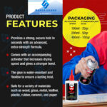 چسب-نینجا-فوری-123-سلسیل-Selsil-NINJA-MDF-Instant-Adhesive-عکس-دوم