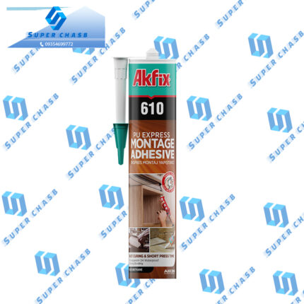 چسب مونتاژ پلی اورتان شفاف آکفیکس Akfix - 610 PU Express Montage Adhesive (Transparent)